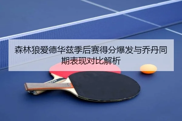 森林狼爱德华兹季后赛得分爆发与乔丹同期表现对比解析